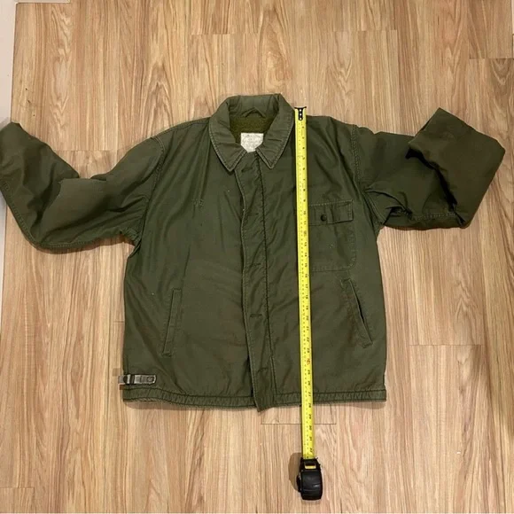 TRUE VINTAGE 1970s US Navy A-2 deck jacket - Picture 10 of 11